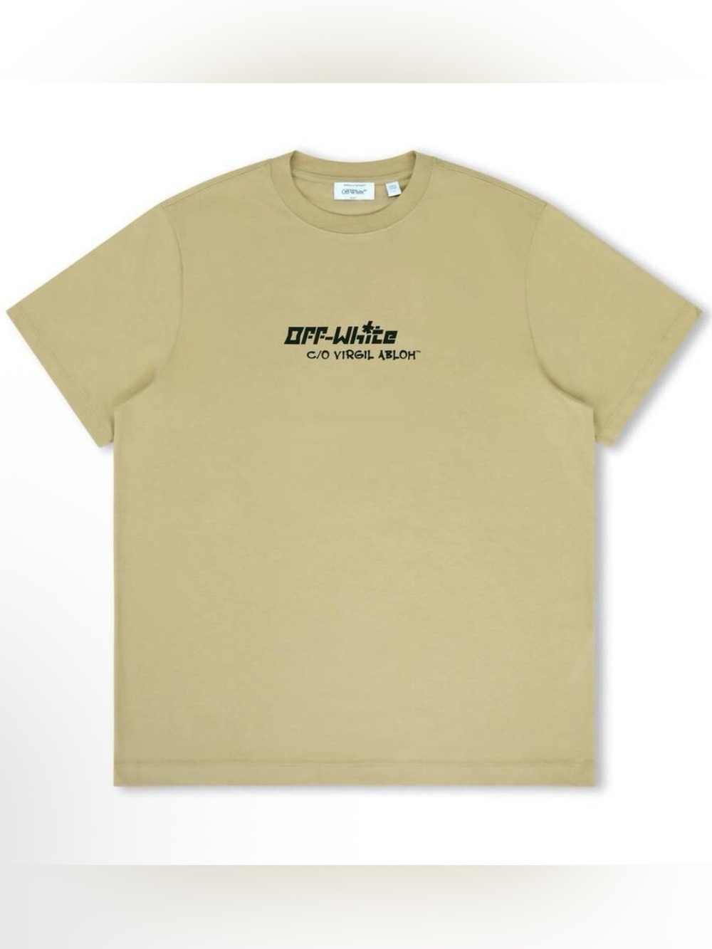 Off-White - Cryst Croco Slim Fit Tee Night Sand NWT with COA